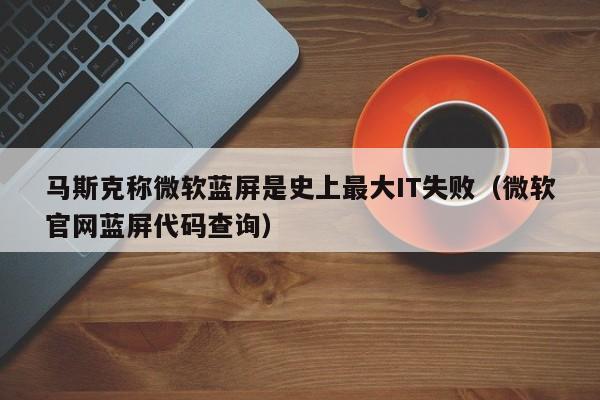 马斯克称微软蓝屏是史上最大IT失败（微软官网蓝屏代码查询）